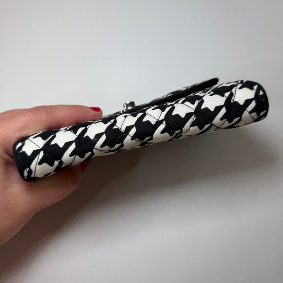 Vera Bradley Midnight Houndstooth Turn Lock Smartphone Wristlet Wallet - Picture 5 of 7